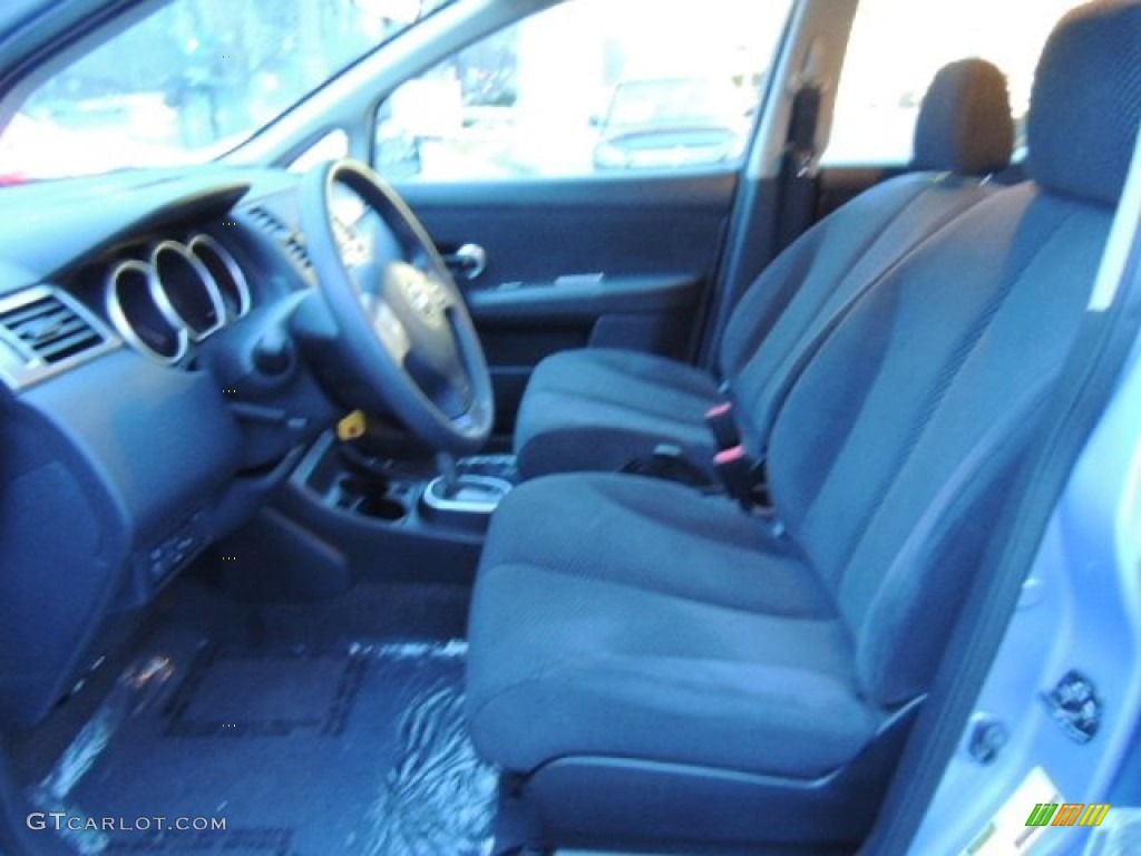 2011 Versa 1.8 S Hatchback - Arctic Blue Metallic / Charcoal photo #12