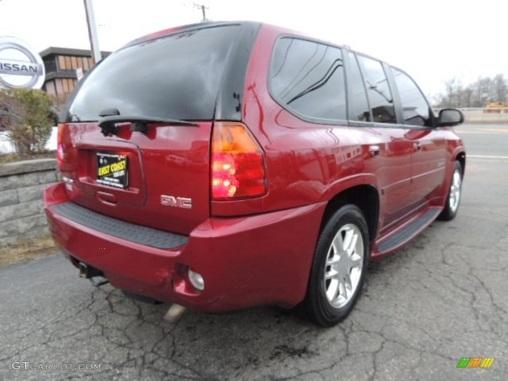 2007 Envoy Denali 4x4 - Red Jewel / Light Gray photo #4