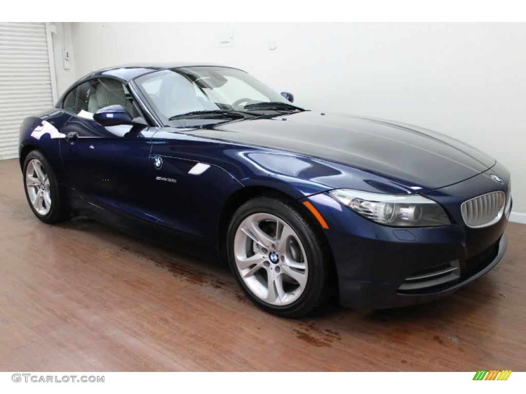 2011 Z4 sDrive35i Roadster - Deep Sea Blue Metallic / Ivory White photo #4