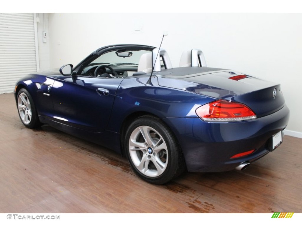 2011 Z4 sDrive35i Roadster - Deep Sea Blue Metallic / Ivory White photo #7