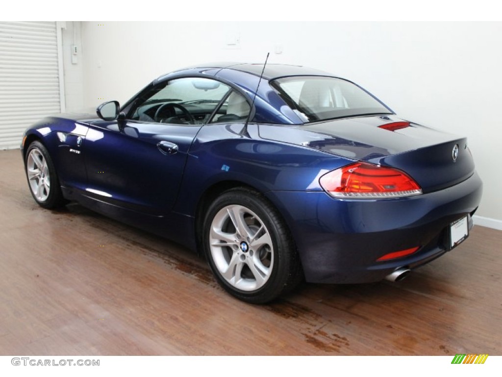 2011 Z4 sDrive35i Roadster - Deep Sea Blue Metallic / Ivory White photo #8