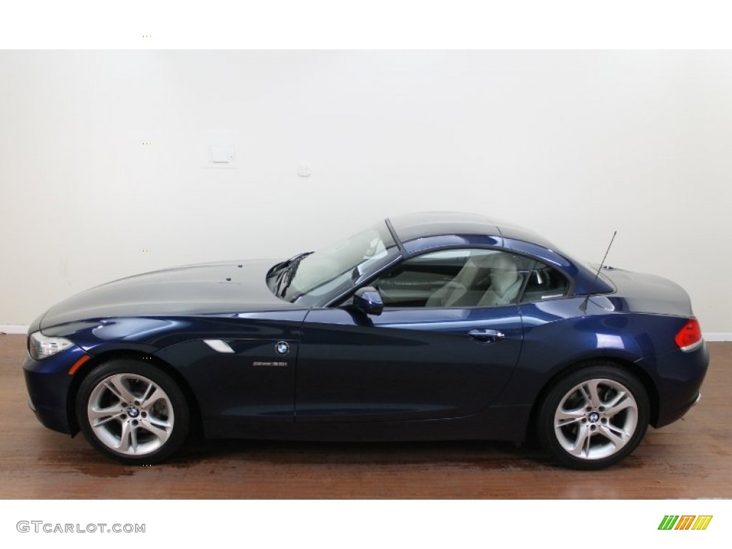 2011 Z4 sDrive35i Roadster - Deep Sea Blue Metallic / Ivory White photo #12