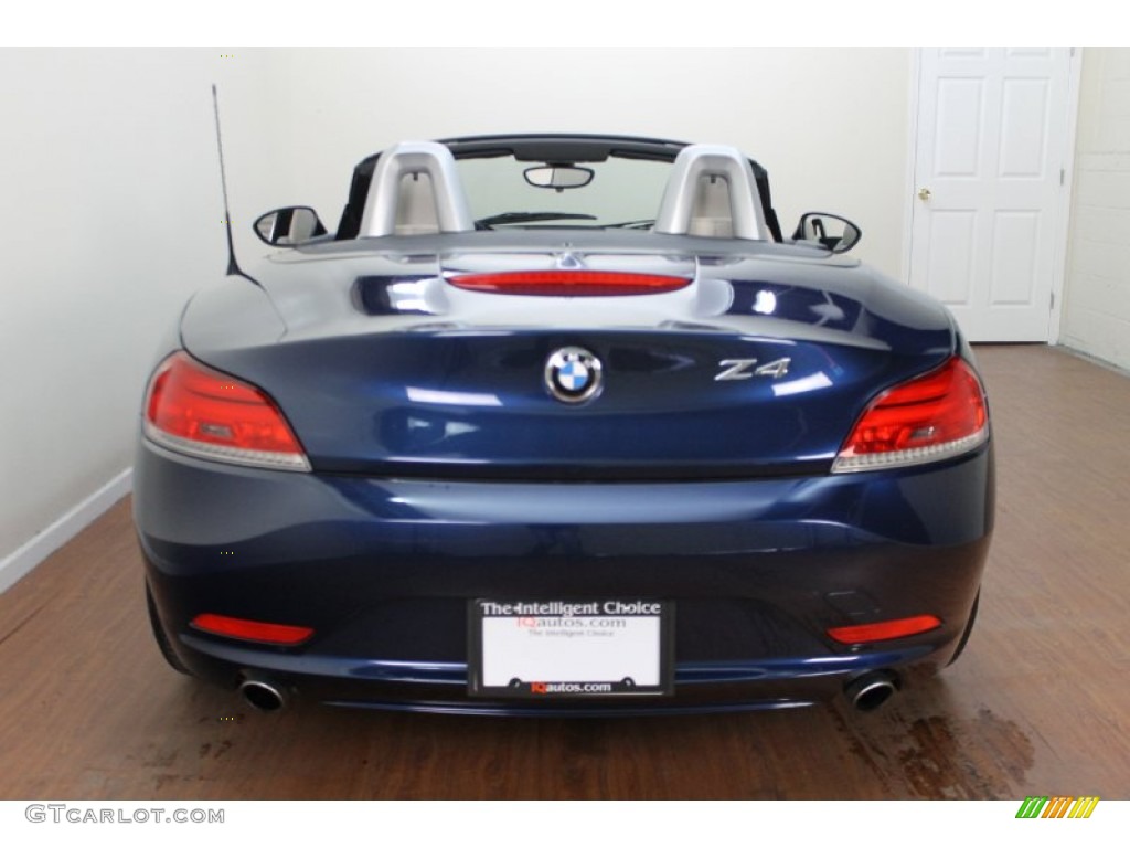 2011 Z4 sDrive35i Roadster - Deep Sea Blue Metallic / Ivory White photo #14