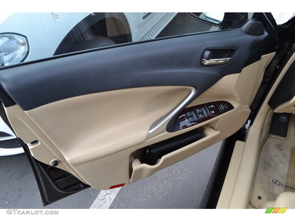 2006 Lexus IS 250 Cashmere Beige Door Panel Photo #78286006