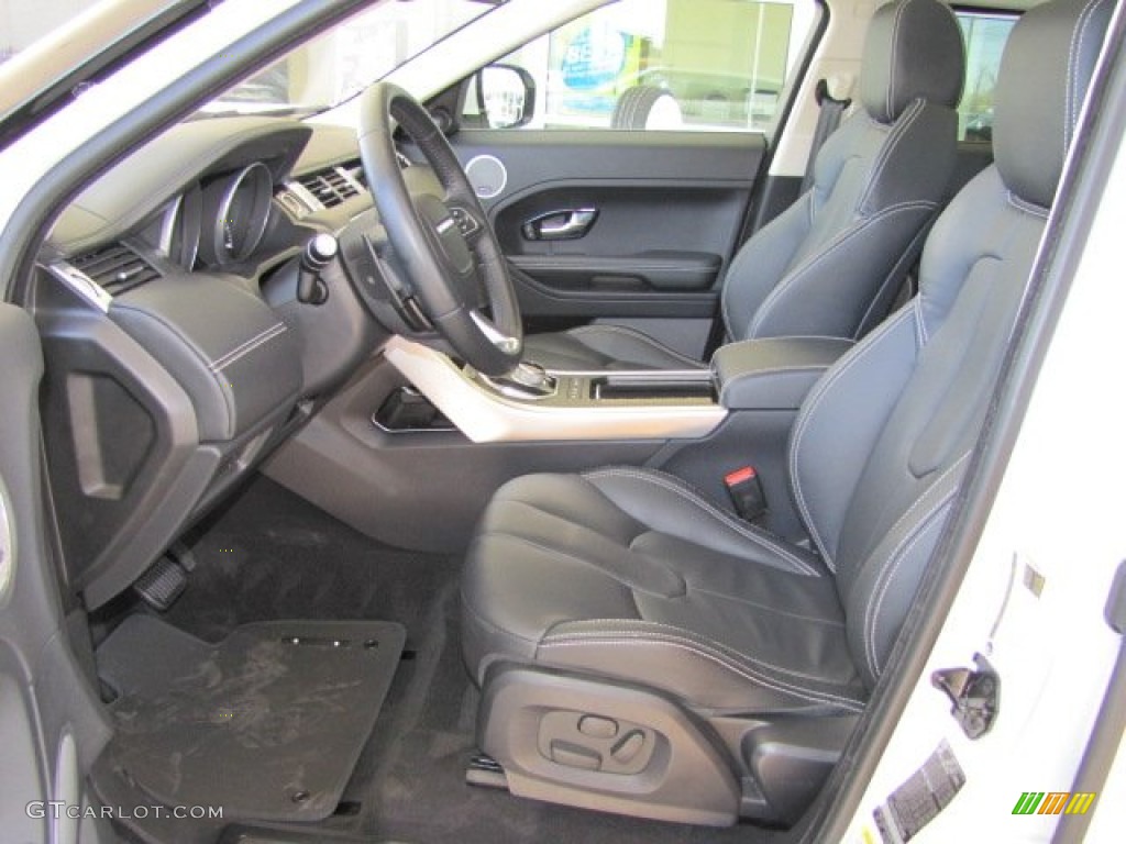 Ebony Interior 2012 Land Rover Range Rover Evoque Prestige Photo #78286558