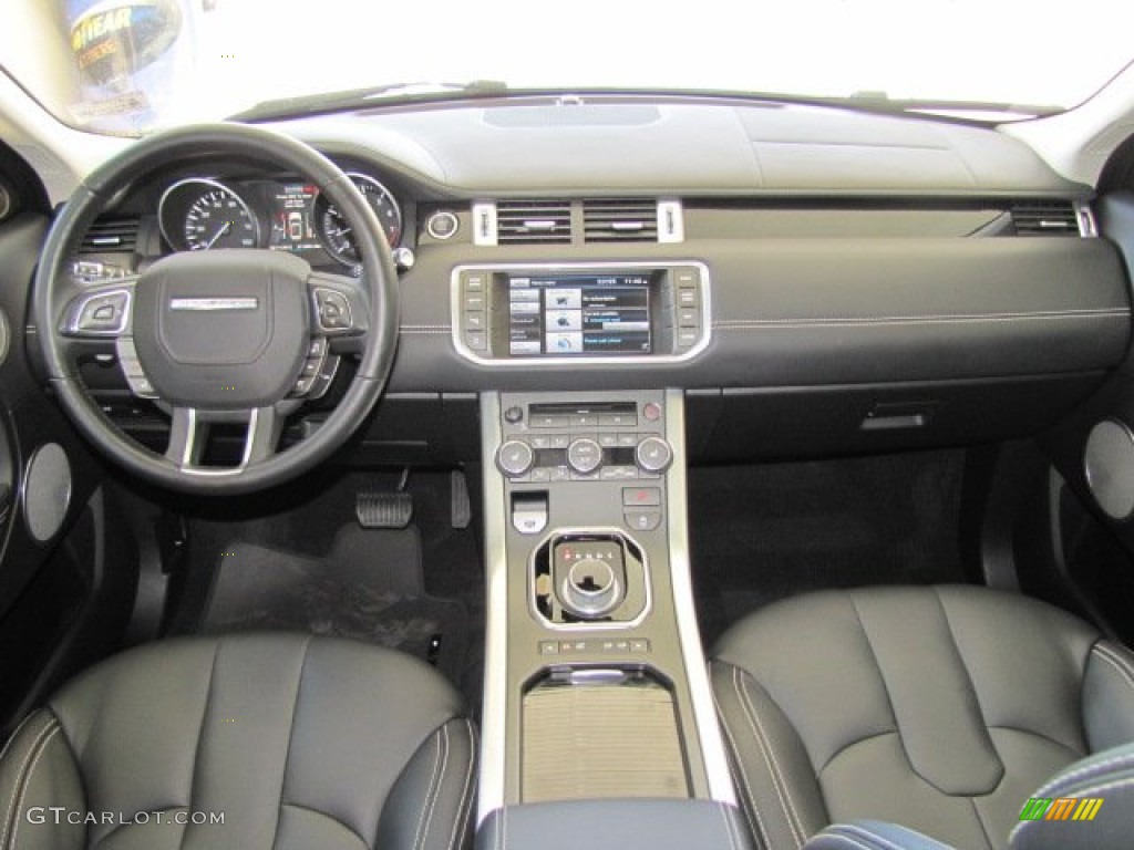 2012 Land Rover Range Rover Evoque Prestige Ebony Dashboard Photo #78286630