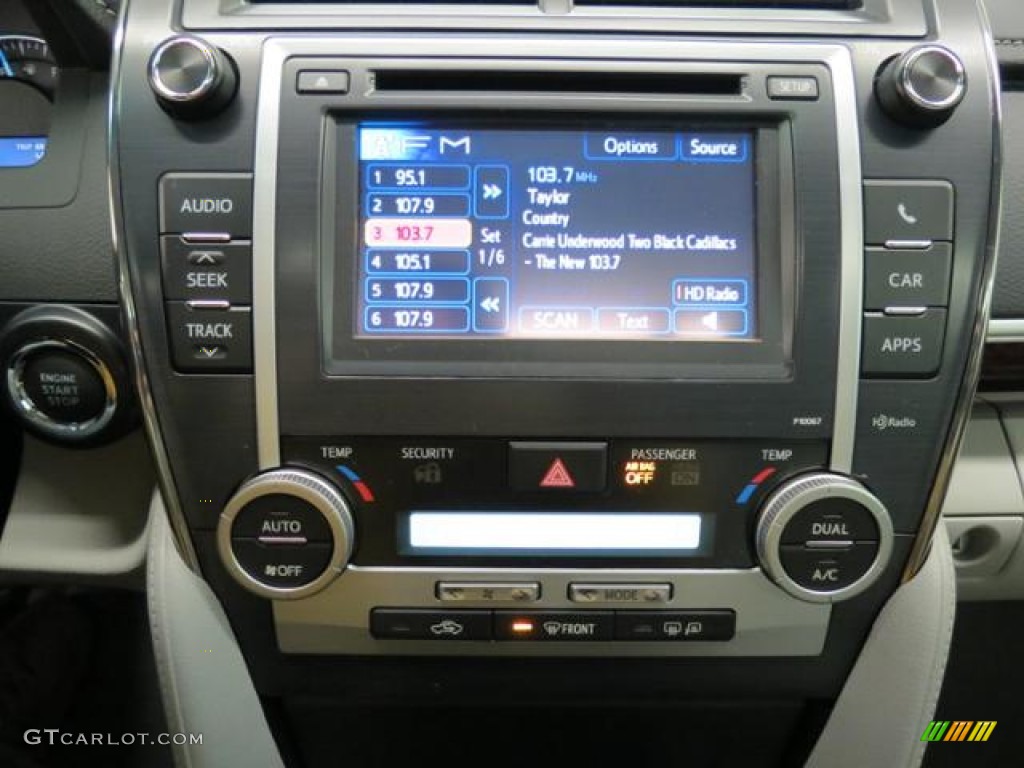 2013 Camry XLE - Magnetic Gray Metallic / Ash photo #13