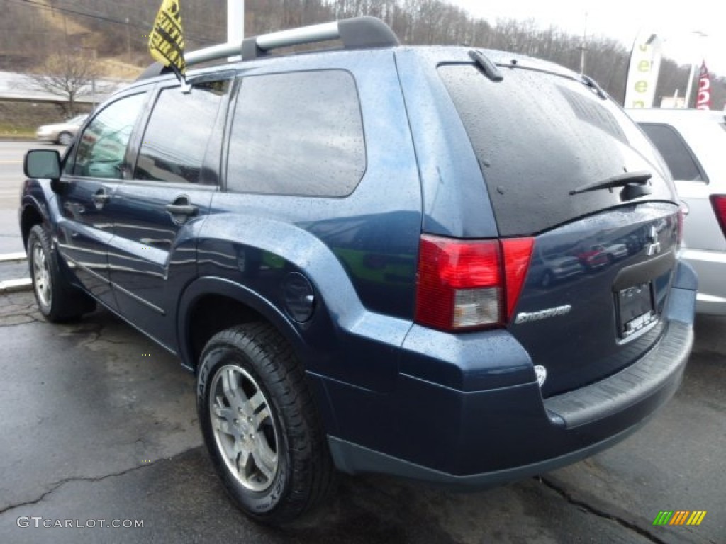 2006 Endeavor LS AWD - Torched Steel Blue Pearl / Charcoal photo #2