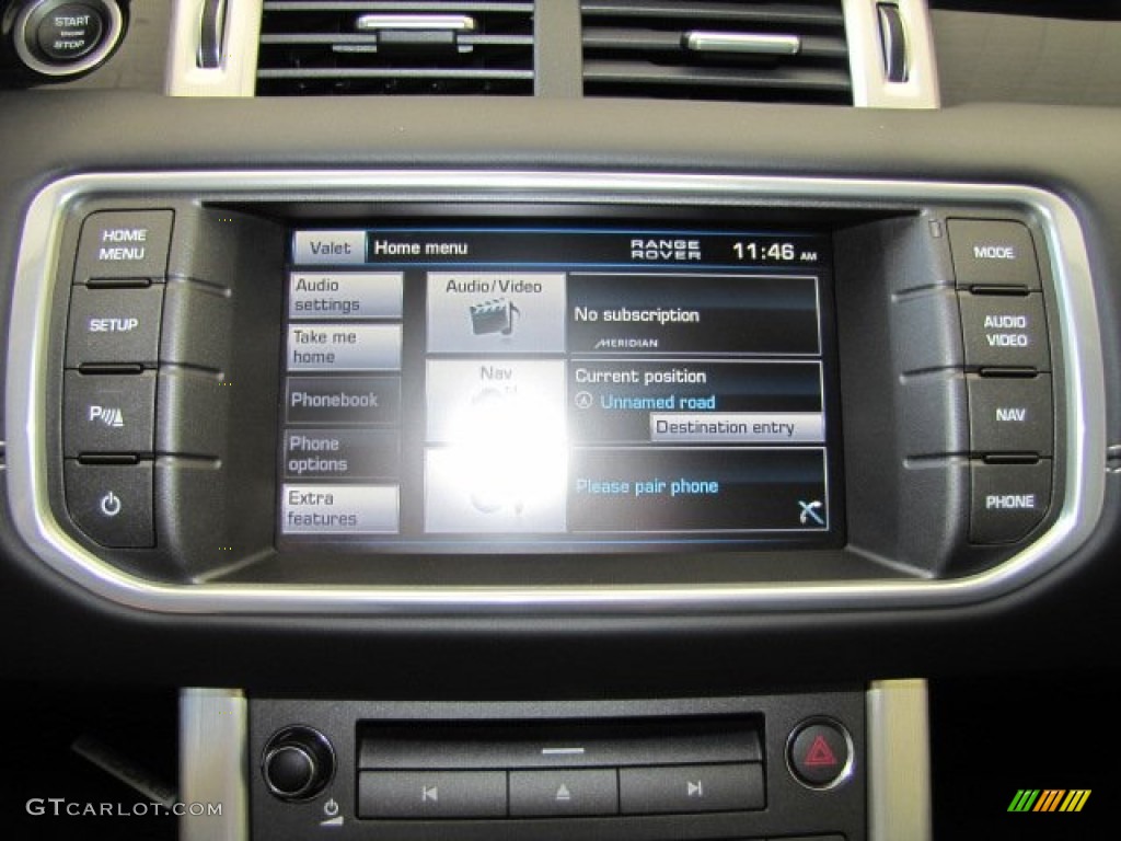 2012 Land Rover Range Rover Evoque Prestige Controls Photo #78286837