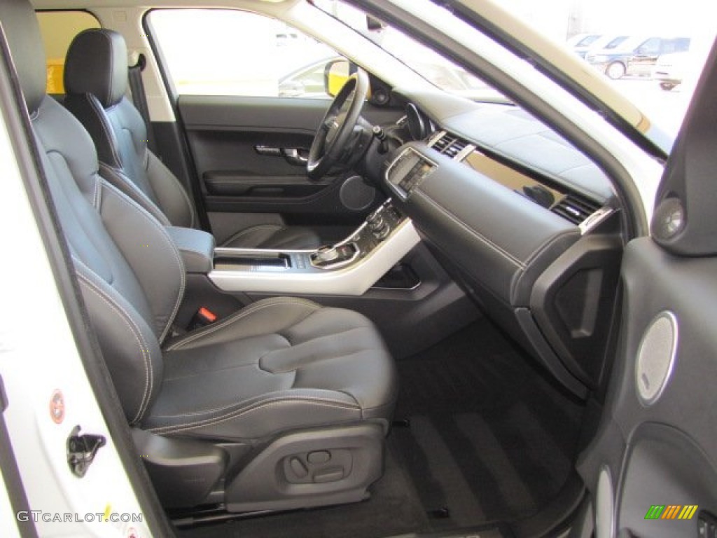 Ebony Interior 2012 Land Rover Range Rover Evoque Prestige Photo #78286924