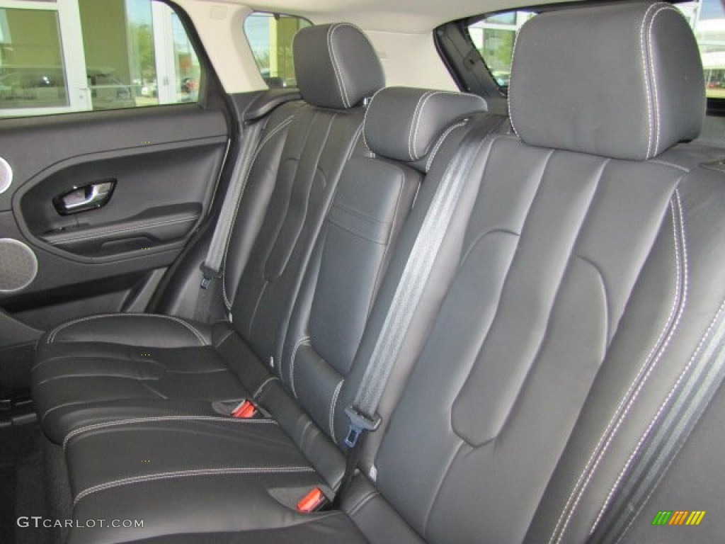 2012 Land Rover Range Rover Evoque Prestige Rear Seat Photo #78287039