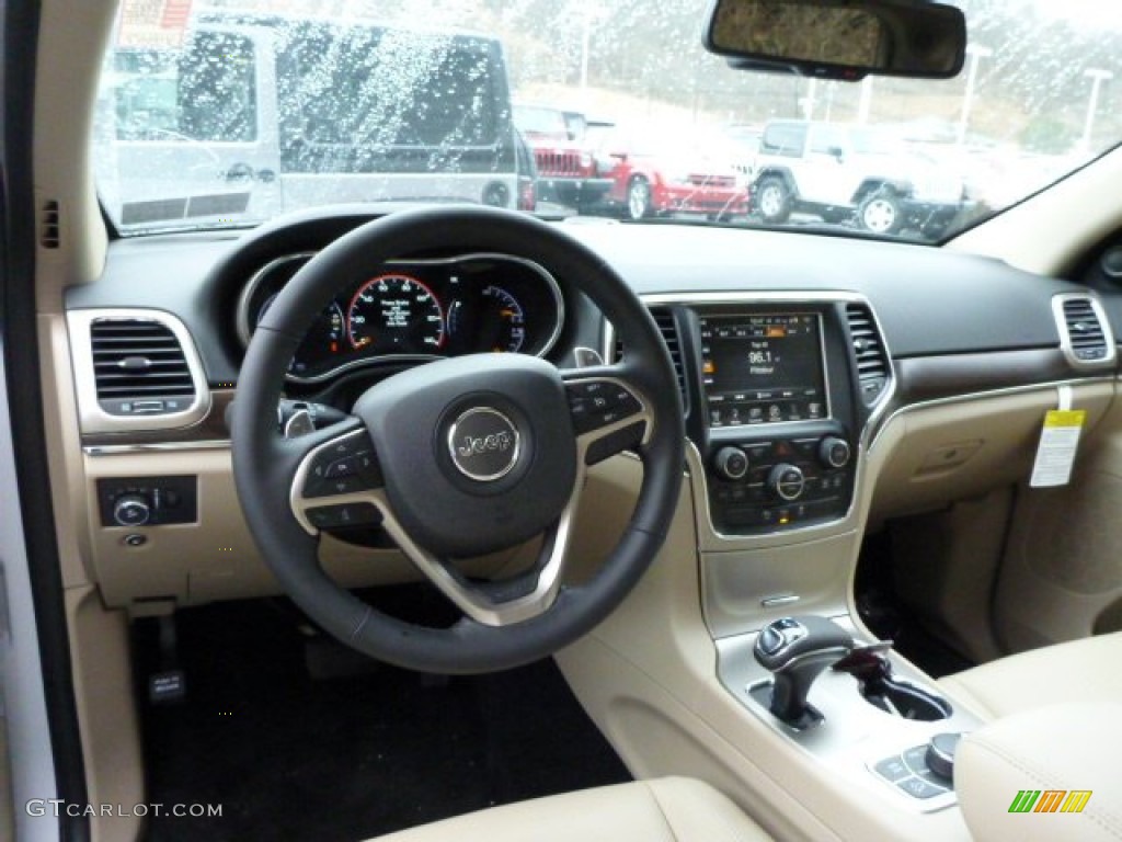 2014 Jeep Grand Cherokee Limited 4x4 New Zealand Black/Light Frost Dashboard Photo #78287134