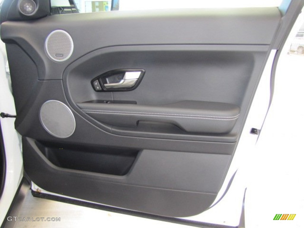 2012 Land Rover Range Rover Evoque Prestige Ebony Door Panel Photo #78287299