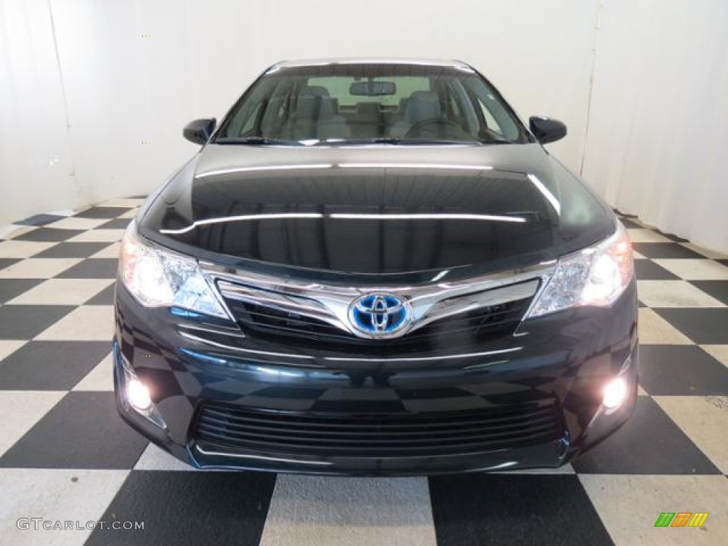 2013 Camry Hybrid XLE - Magnetic Gray Metallic / Light Gray photo #2