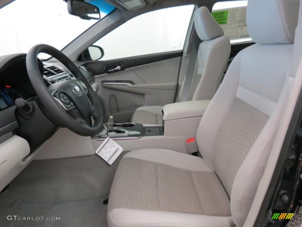 2013 Camry Hybrid XLE - Magnetic Gray Metallic / Light Gray photo #8