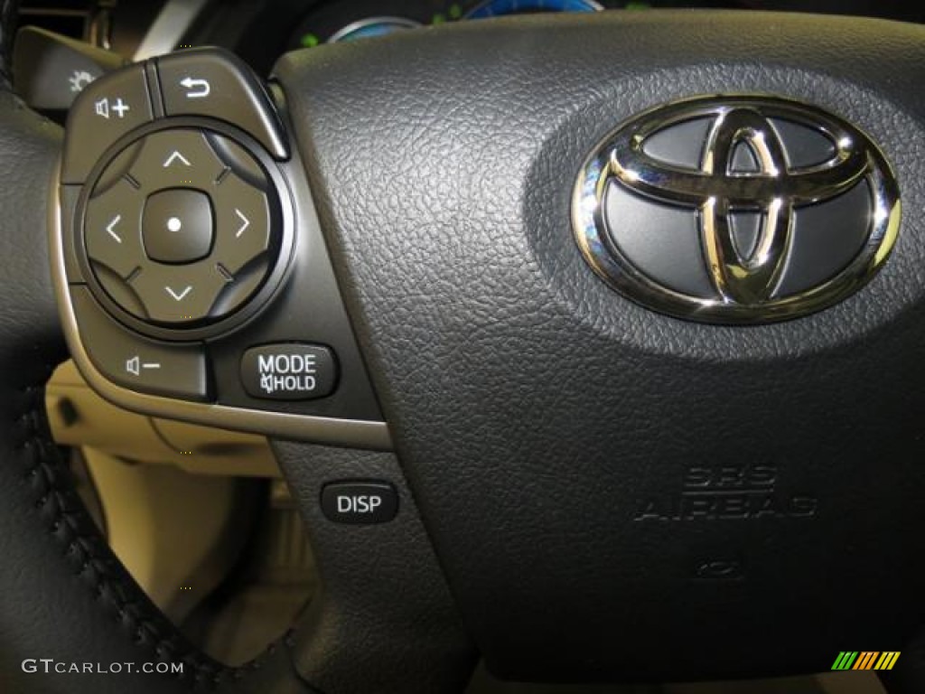 2013 Camry Hybrid XLE - Magnetic Gray Metallic / Light Gray photo #15