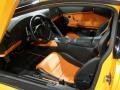 2006 Lamborghini Murcielago, Pearl Orange (Arancio Atlas) / Black/Orange, Interior