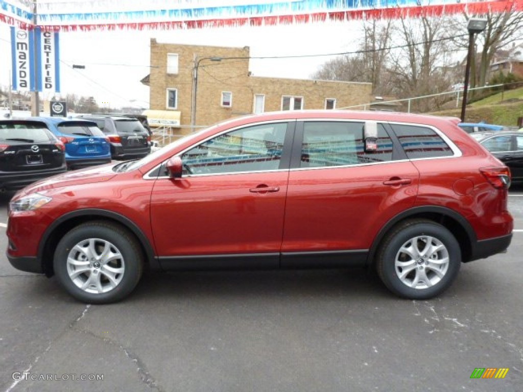 Zeal Red Mica 2013 Mazda CX-9 Touring AWD Exterior Photo #78289216