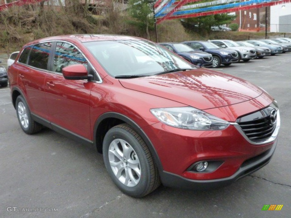 Zeal Red Mica 2013 Mazda CX-9 Touring AWD Exterior Photo #78289300