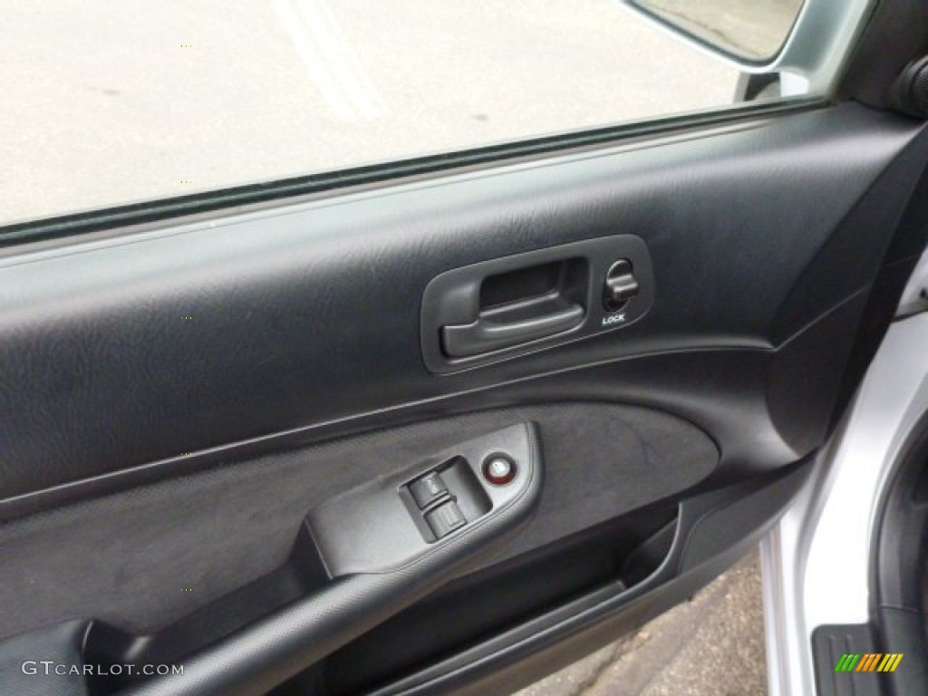 2004 Civic EX Coupe - Satin Silver Metallic / Black photo #15