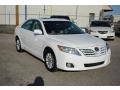 Super White 2010 Toyota Camry XLE V6 Exterior