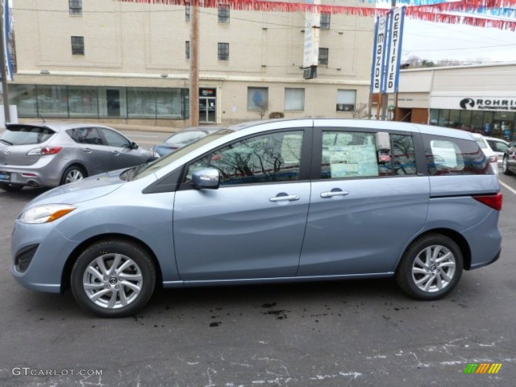 2013 MAZDA5 Sport - Clear Water Blue Mica / Black photo #2