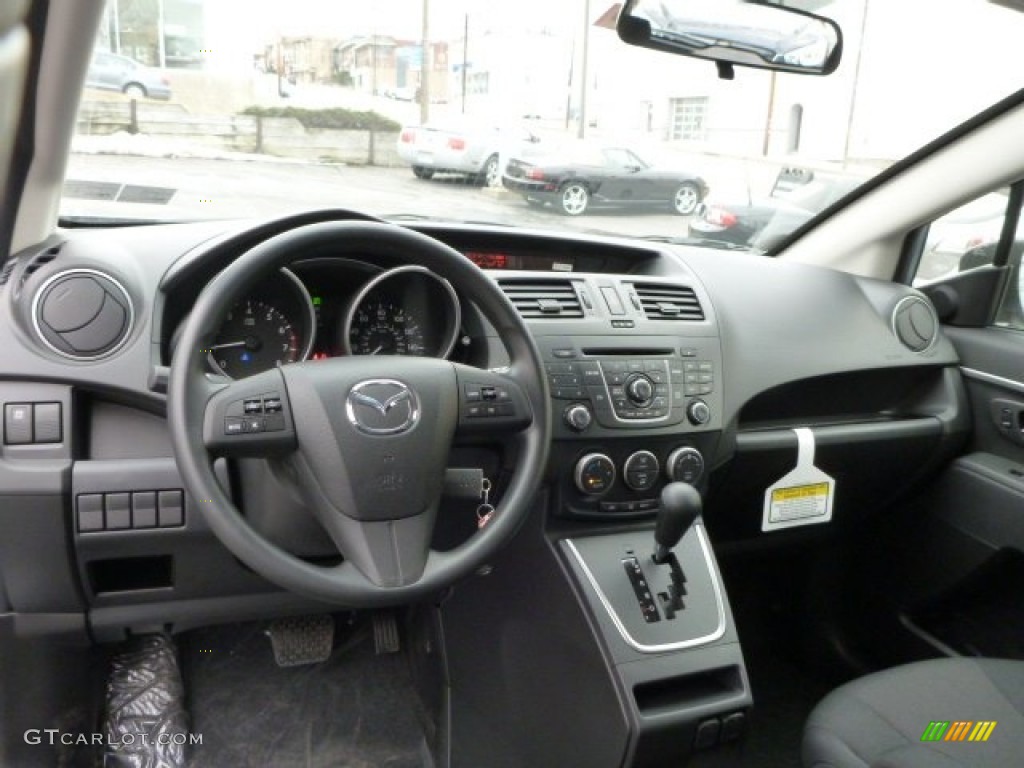 2013 Mazda MAZDA5 Sport Black Dashboard Photo #78290058