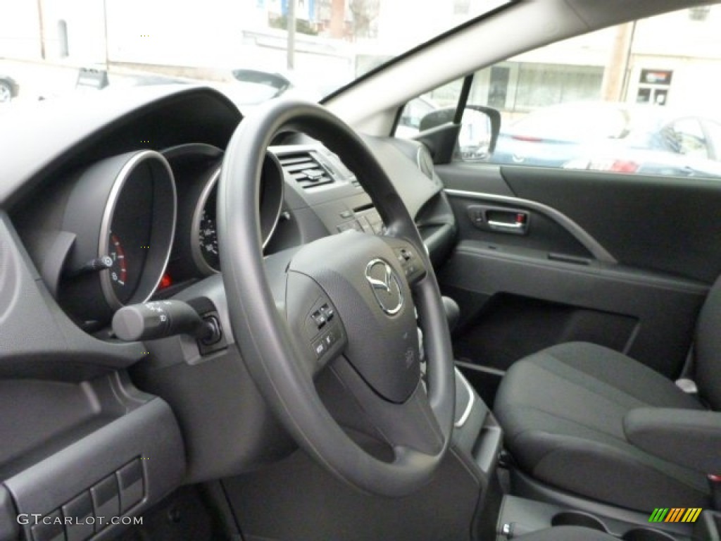 2013 MAZDA5 Sport - Clear Water Blue Mica / Black photo #15