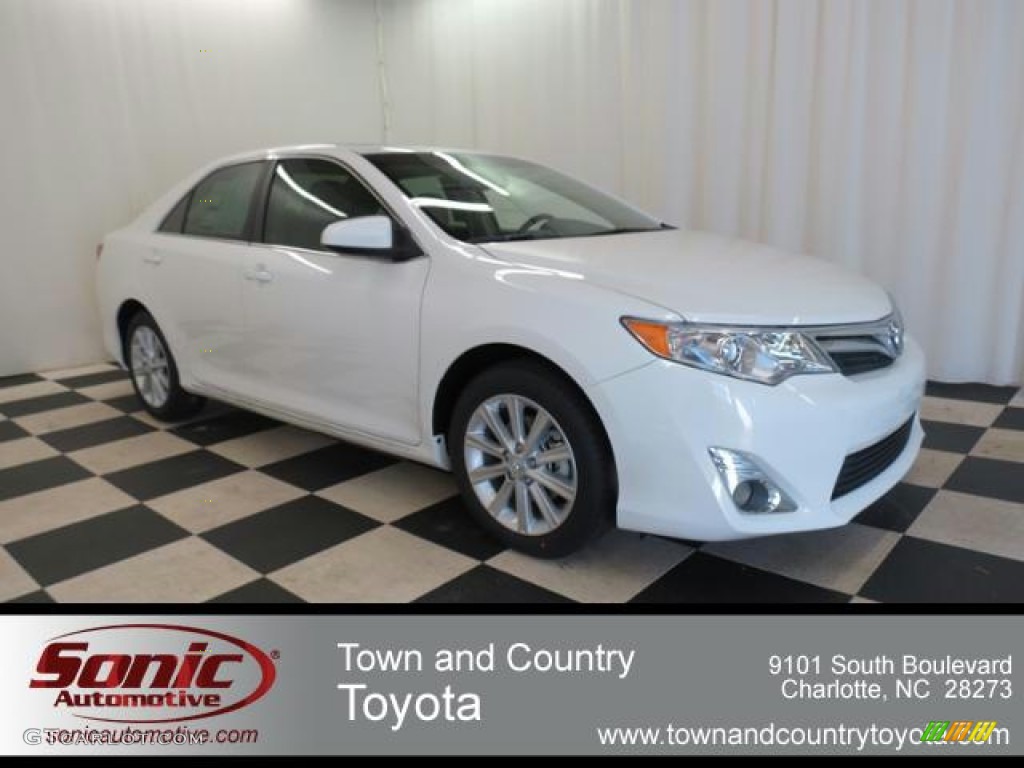 Super White Toyota Camry