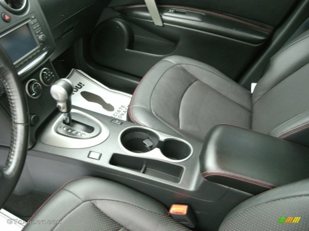 2011 Rogue SL AWD - Wicked Black / Black photo #11