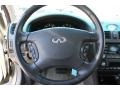 2001 Infiniti I Beige Interior Steering Wheel Photo