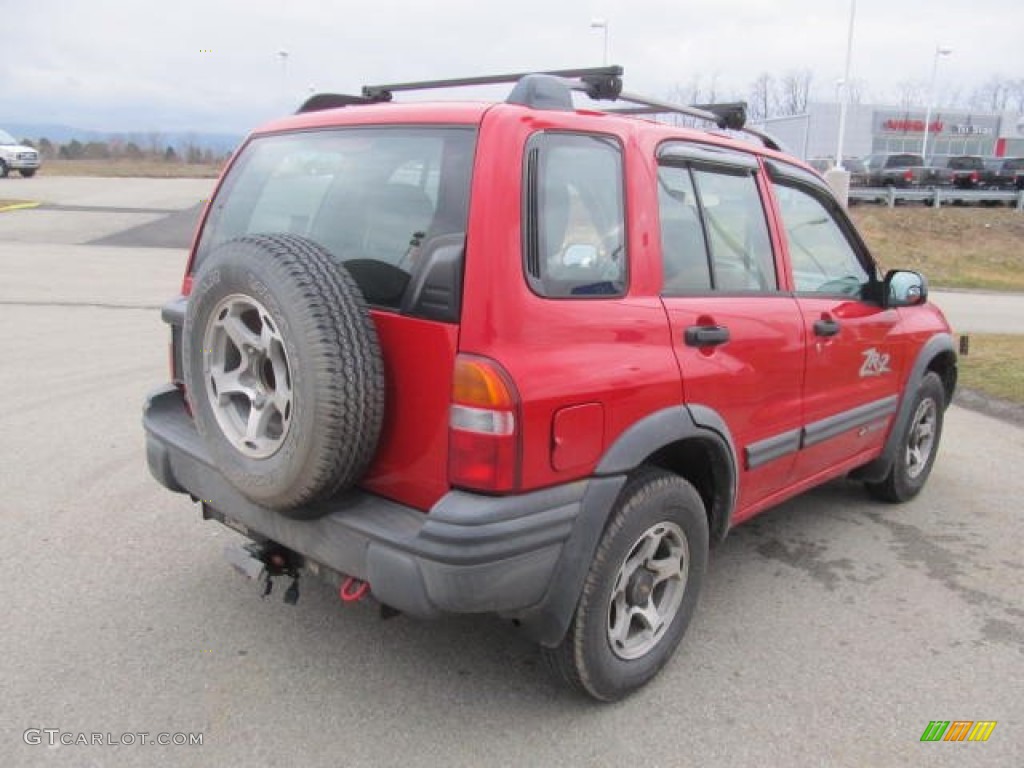 Wildfire Red 2001 Chevrolet Tracker ZR2 Hardtop 4WD Exterior Photo #78291544
