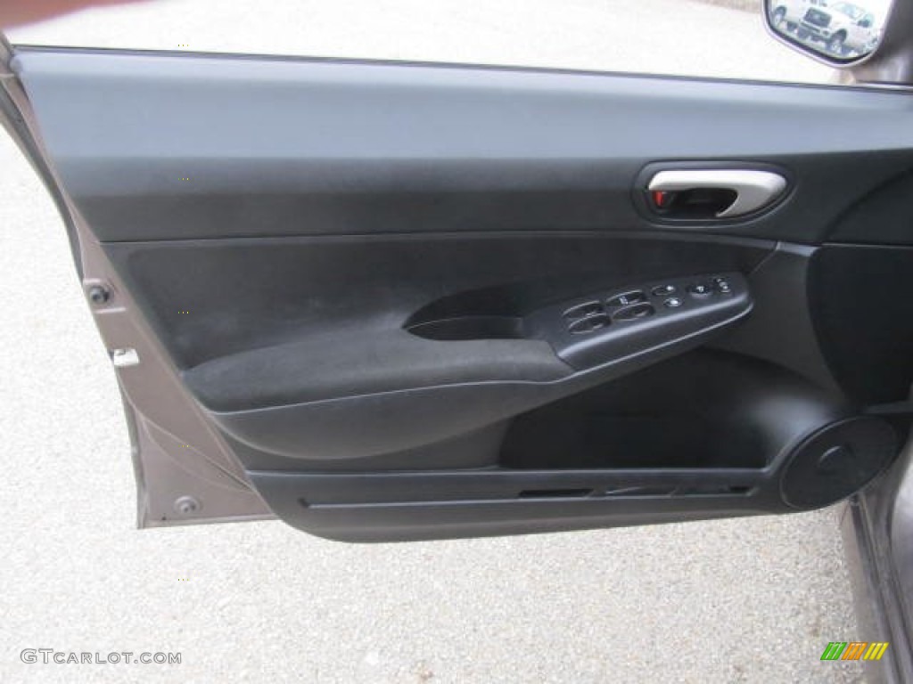 2010 Civic LX-S Sedan - Urban Titanium Metallic / Black photo #6