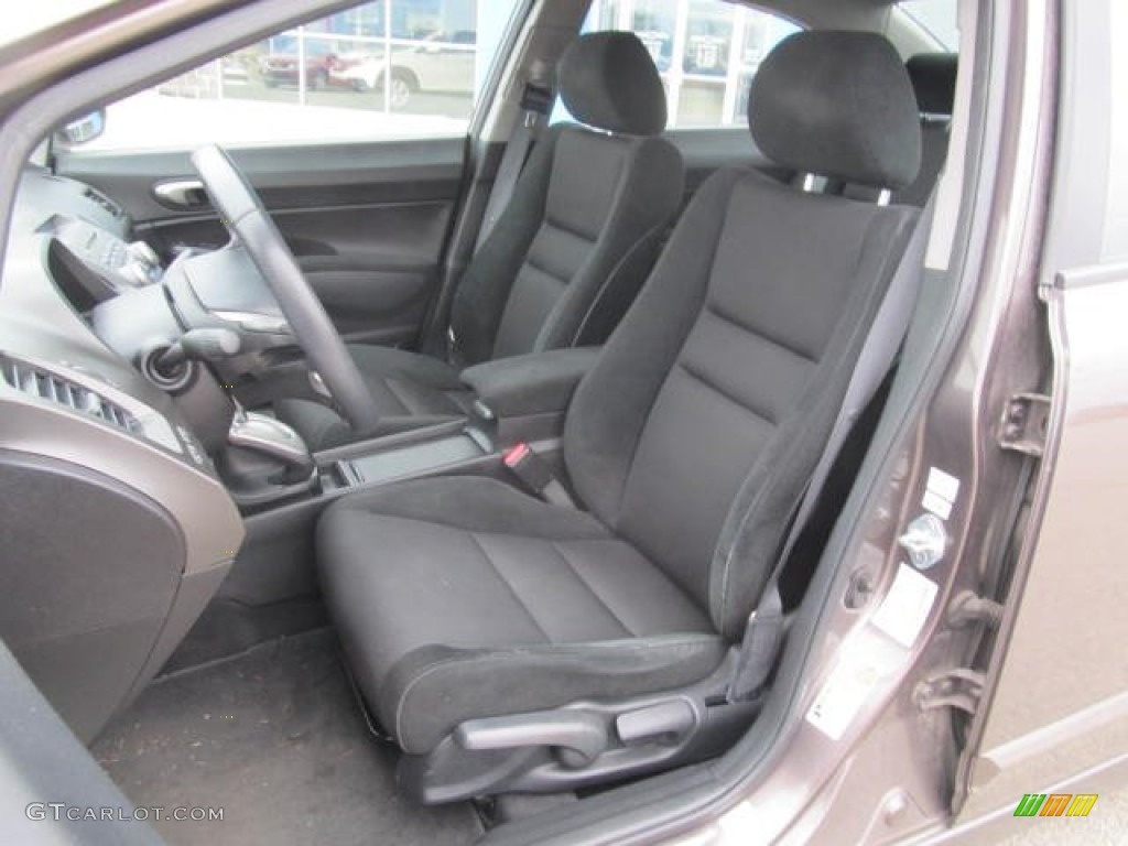 2010 Civic LX-S Sedan - Urban Titanium Metallic / Black photo #7