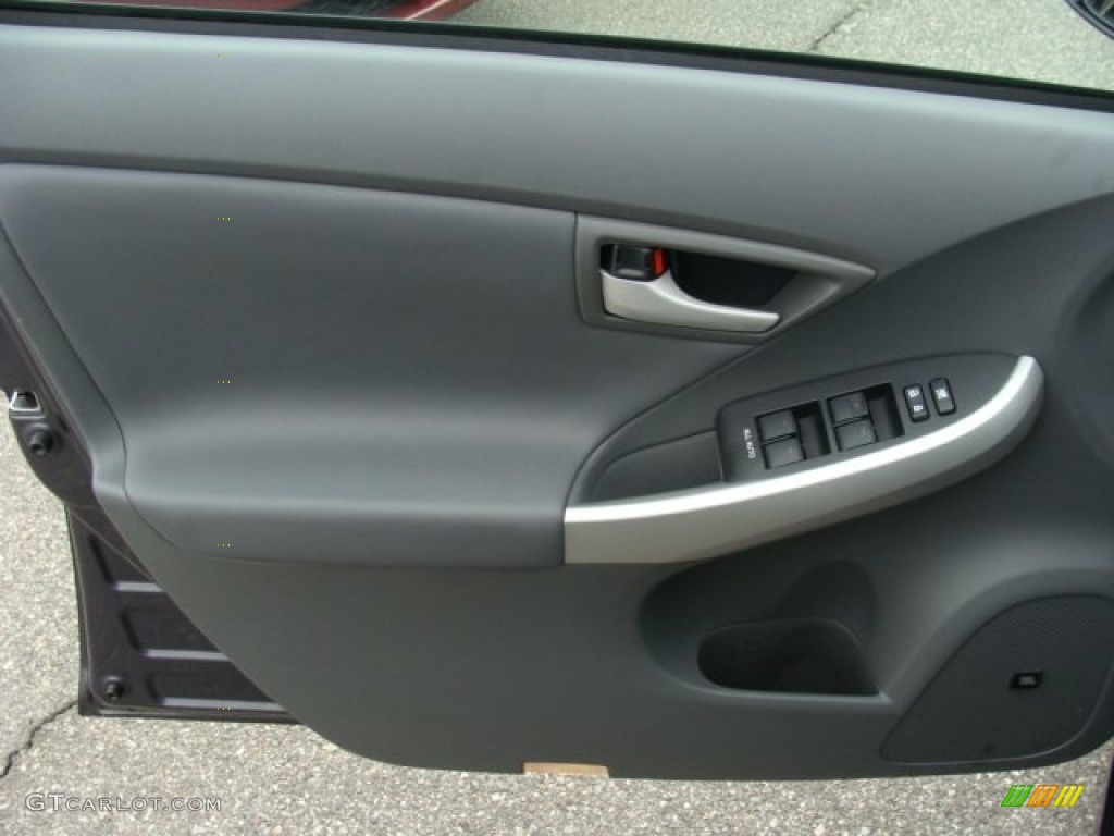 2011 Toyota Prius Hybrid II Dark Gray Door Panel Photo #78291784