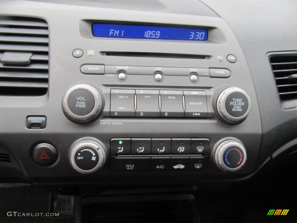 2010 Civic LX-S Sedan - Urban Titanium Metallic / Black photo #11