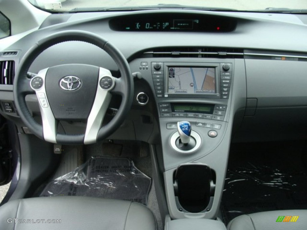 2011 Toyota Prius Hybrid II Dark Gray Dashboard Photo #78291835