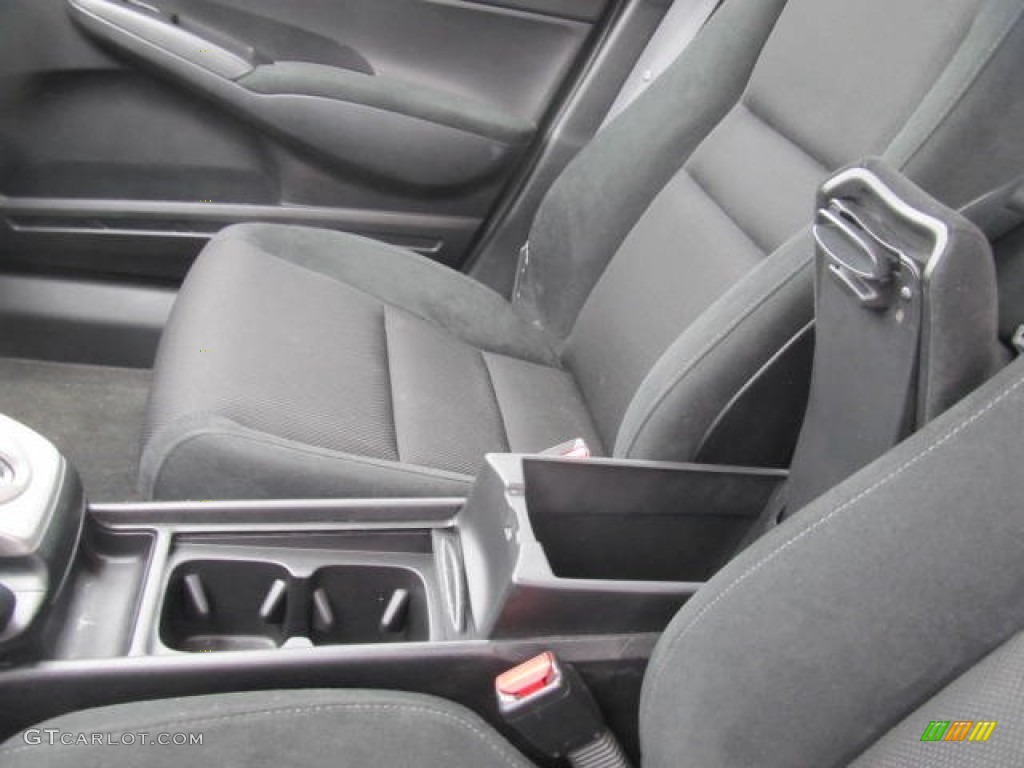 2010 Civic LX-S Sedan - Urban Titanium Metallic / Black photo #13