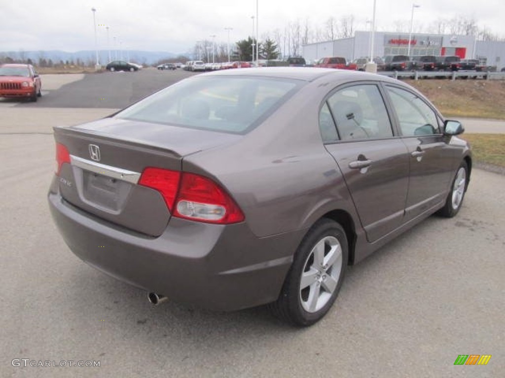 2010 Civic LX-S Sedan - Urban Titanium Metallic / Black photo #16