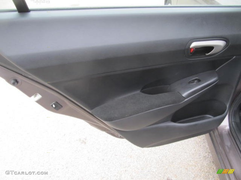 2010 Civic LX-S Sedan - Urban Titanium Metallic / Black photo #19
