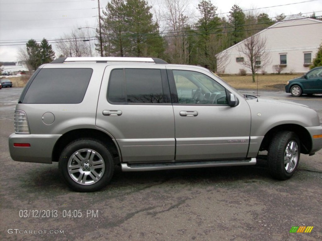 2008 Mountaineer Premier AWD - Vapor Silver Metallic / Charcoal Black photo #4