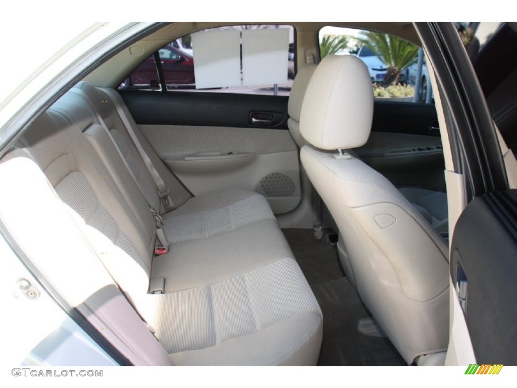 2005 MAZDA6 i Sport Sedan - Pebble Ash Metallic / Beige photo #14