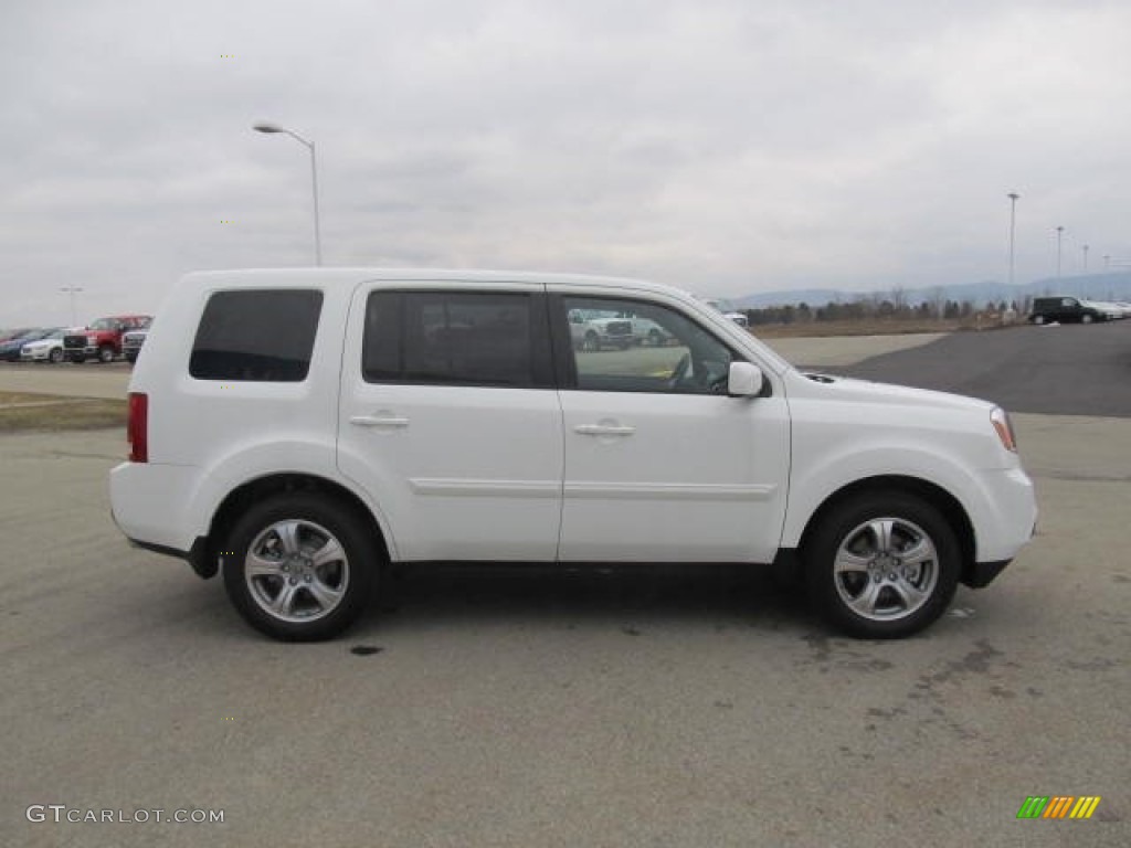 Taffeta White 2013 Honda Pilot EX-L 4WD Exterior Photo #78294259