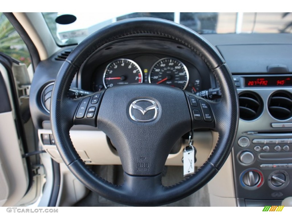 2005 Mazda MAZDA6 i Sport Sedan Steering Wheel Photos