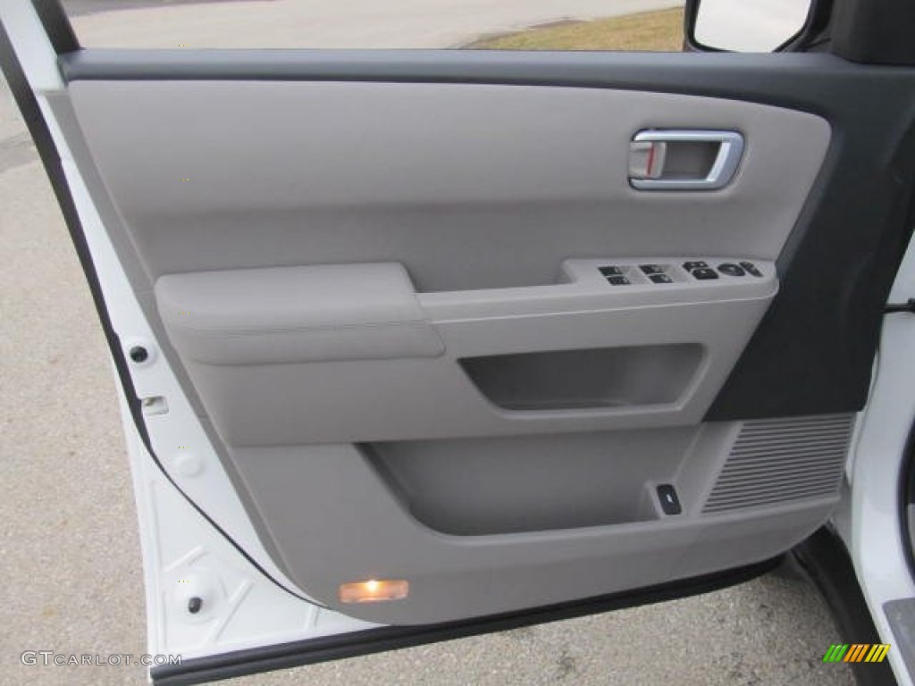 2013 Honda Pilot EX-L 4WD Gray Door Panel Photo #78294334