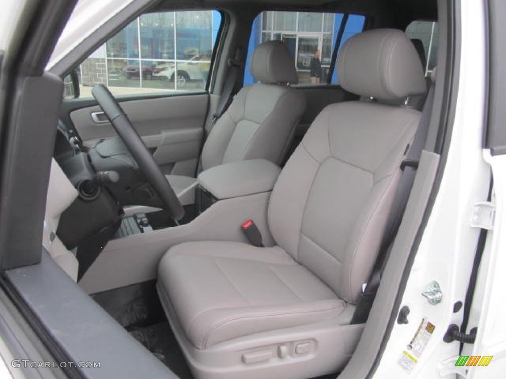 Gray Interior 2013 Honda Pilot EX-L 4WD Photo #78294355