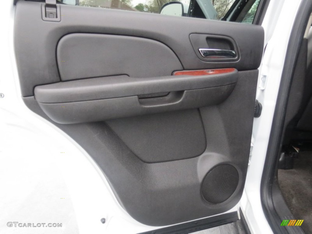 2009 GMC Yukon SLT Ebony Door Panel Photo #78294691