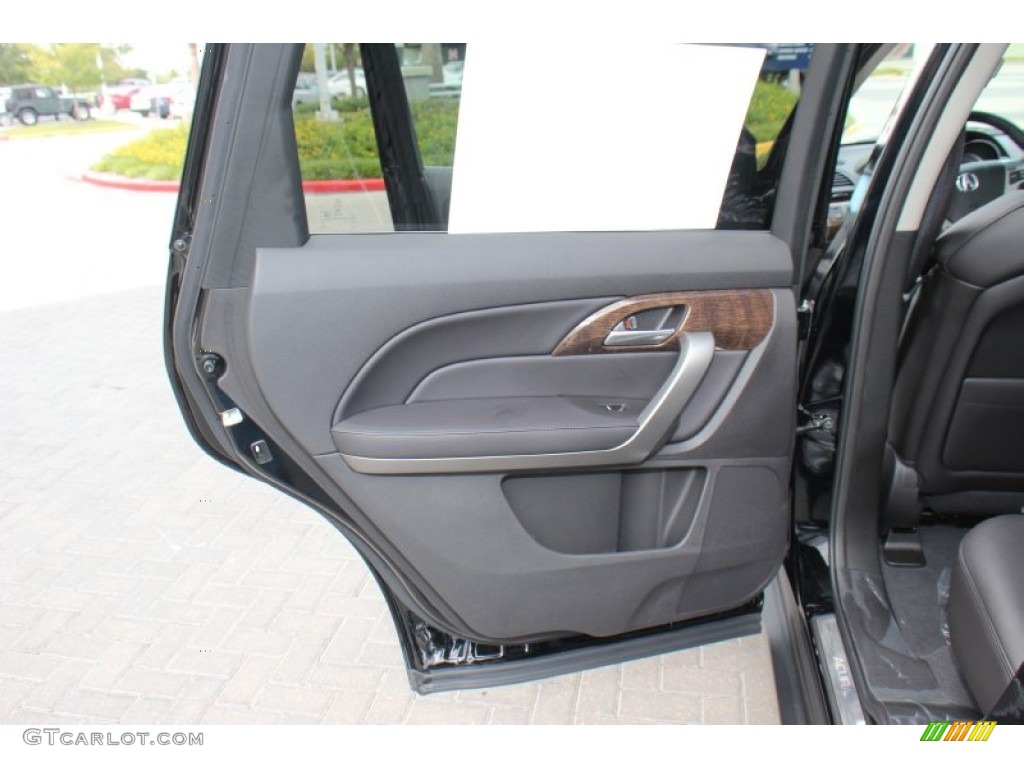 2013 Acura MDX SH-AWD Technology Ebony Door Panel Photo #78295254