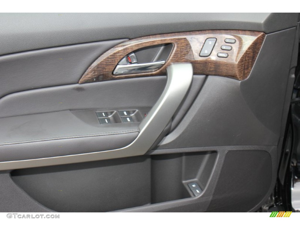 2013 Acura MDX SH-AWD Technology Ebony Door Panel Photo #78295357