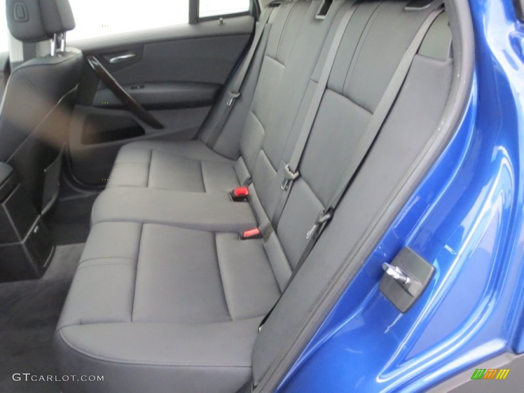 Black Interior 2008 BMW X3 3.0si Photo #78296571